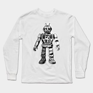 CreepyCool Vintage Robot Long Sleeve T-Shirt